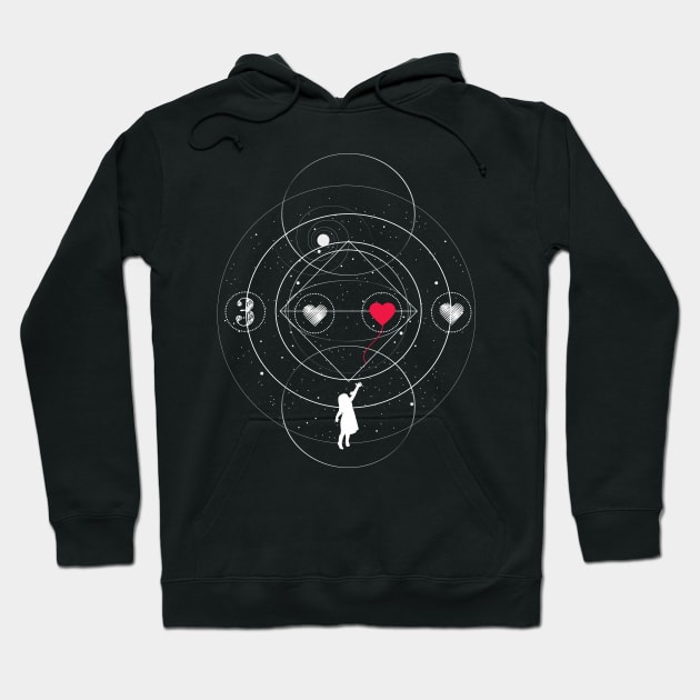 3000! Special Love Edition Hoodie by uniWHITE